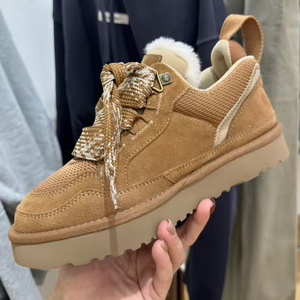 Nouveautés 2026 : Bottes de neige tendance pour femme en cuir véritable 100 %, de marques de créateurs, best-sellers - Product Image 4