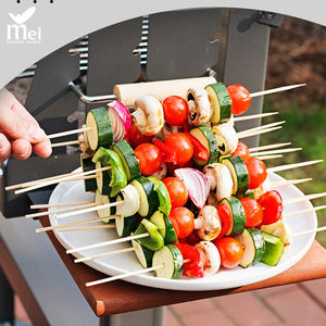 Brochetas <span class=keywords><strong>de</strong></span> <span class=keywords><strong>Madera</strong></span> Multiusos <span class=keywords><strong>de</strong></span> 5 Pulgadas, Palitos <span class=keywords><strong>de</strong></span> Bambú para Barbacoa, Frutas, Postres y Aperitivos - Product Image 6