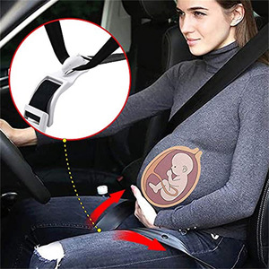 Ceinture de Soutien Ventral de Sécurité pour Siège Auto en Gros pour Femmes Enceintes, Mères et Bébés Non Nés – Accessoire d'Extension Protectrice - Product Image 5