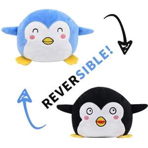 Personalizable 2-en-1 Flip Animal juguetes de peluche nuevo suave peluche Reversible animales de juguete para niños con técnicas bordadas - Product Image 2