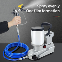 LONSLEY Promo Panas 1600W Alat Semprot Cat Elektrik Tanpa Udara Portabel Isi Ulang DIY Tekanan Tinggi 3000 PSI Kapasitas 2L