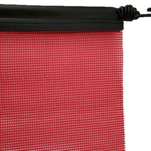 ธงตาข่ายนิรภัยขนาด 18x18 นิ้ว พร้อมเชือกบันจี้จัมสำหรับรถบรรทุก - Product Image 3