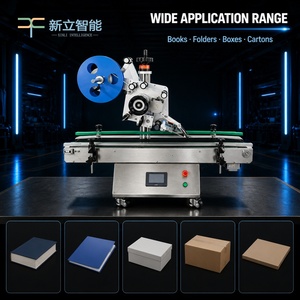 Etiquetadora Automática <span class=keywords><strong>de</strong></span> Superficie Plana <span class=keywords><strong>de</strong></span> Escritorio para Libros, Carpetas, Cajas y Cartones con Rieles <span class=keywords><strong>de</strong></span> Guí<span class=keywords><strong>a</strong></span> <span class=keywords><strong>de</strong></span> Altura Ajustable - Product Image 3