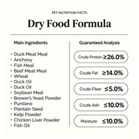 Nourriture sèche pour chiens probiotique et prébiotique, 26% de protéines, soutien digestif et immunitaire, santé quotidienne