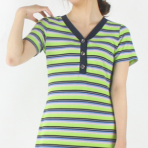 Yindian Simple manga corta con cuello en V con botones sexy <span class=keywords><strong>fiesta</strong></span> elegante <span class=keywords><strong>vestidos</strong></span> de las mujeres - Product Image 3
