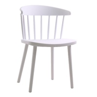 Chaise en plastique moderne et simple pour la maison, chaise de salle à manger, chaise Windsor créative et décontractée pour café
