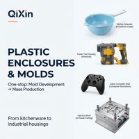 Fabricant de moules d'injection QiXin, service de moulage, pièces en plastique ABS, prix d'usine bas, ISO9001
