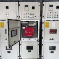 Armoire de distribution électrique intérieure métallique KYN28A-12 12KV personnalisée avec appareillage haute tension et coffret d'appareillage extractible