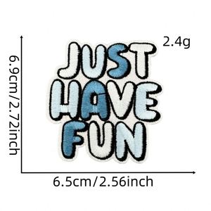 Fantasy Macaroon Color Embroidered Iron on Flower Just Gave Fun butterfly Patch for Clothing <b>Hat</b> <b>Bag</b> Decoration - Product Image 2