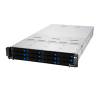 Vente flash Z12PP-D32 Processeurs Xeon Scalable de 3e génération 4 cartes GPU à double emplacement 2U 12*2.5 pouces ou 3.5 pouces Baies de stockage à échange à chaud avant Serveur
