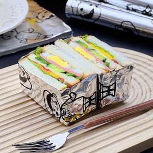 Papier d'emballage en nid d'abeille en aluminium, papier d'emballage pour sandwich, isolation thermique, protection contre l'huile pour l'emballage de hamburgers et de sandwichs - Product Image 2