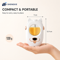 Diffuser Hidrasi Udara Desktop dengan Reservoir Visual, LED Multiwarna, Timer, untuk Ruang Kerja Kantor, Grosir, Produsen OEM