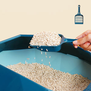 Bac à litière pour <span class=keywords><strong>chat</strong></span> semi-fermé <span class=keywords><strong>Toilette</strong></span> standard durable pour <span class=keywords><strong>chat</strong></span> <span class=keywords><strong>Maison</strong></span> de litière pour <span class=keywords><strong>chat</strong></span> à haute face <span class=keywords><strong>Toilette</strong></span> pour <span class=keywords><strong>chat</strong></span> de grande capacité - Product Image 4