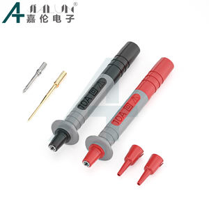 JIALUN 1000V 10A マルチメータプローブ + 交換可能な金メッキ針 4mm ジャック 多目的テストペンキット - Product Image 5