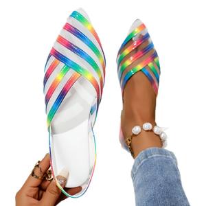 <span class=keywords><strong>Sandali</strong></span> bassi di moda europei e americani a punta da <span class=keywords><strong>donna</strong></span> di grandi dimensioni stile romano, taglia 36-<span class=keywords><strong>43</strong></span> - Product Image 6