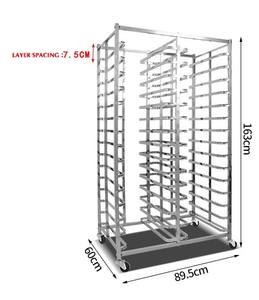 Haoxin TPC สแตนเลสหลายชั้นวางขนมปังเบเกอรี่ - Product Image 5