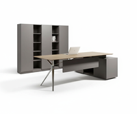 Pieds de table de bureau en acier chromé en forme de poste de travail exécutif pour utilisation hôtelière, design moderne, taille personnalisable, durable
