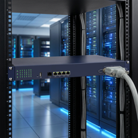 Gateway VoIP IAD600-24FXS con 4 Puertos Gigabit GE, Conversor Analógico a IP SIP IAD para Sistemas Telefónicos PBX de Hoteles y Empresas Asterisk 3CX