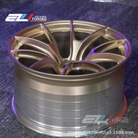 Nouvelles jantes en alliage d'aluminium forgé Acroxx personnalisées en une seule pièce, noir chromé, 5x112-120 PCD 114.3, compatibles avec BMW Audi Toyota Benz