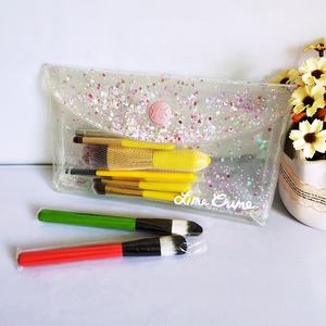 Nouveau design personnalisé forme taille paillettes sac cosmétique holographique sac à main bouton <span class=keywords><strong>rose</strong></span> or violet argent <span class=keywords><strong>eau</strong></span> paillettes sacs pochette - Product Image 3