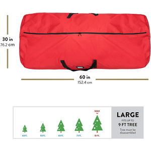 Oxford Cloth <b>Christmas</b> <b>Tree</b> <b>Storage</b> Bag Waterproof Multiple Colors for Seasonal Decorations and Ornaments - Product Image 1