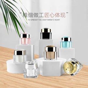 Acrylic <b>Cream</b> Bottle 10g Sample Size Travel Friendly Eye <b>Cream</b> Cosmetic Packaging - Product Image 3