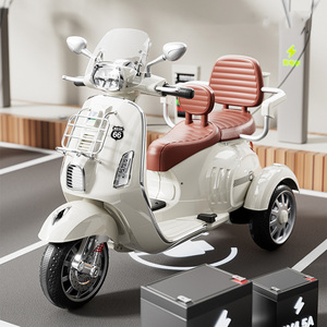 Elektrische motorfiets voor kinderen, 3-wiel, op batterijen, voor kinderen van 3-6 jaar, met muziek, verhaal en koplampen - Product Image 2