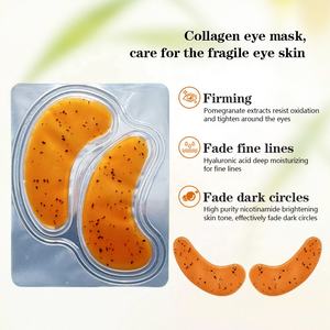 Vente à chaud Soins de la peau Vegan Hydrogel Eye Patch OEM Collagène Cristal Gel Pads <span class=keywords><strong>Anti</strong></span>-Rides <span class=keywords><strong>Cernes</strong></span> Soulagement Vitamine C Extrait - Product Image 4