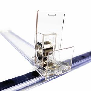 Empujador de estante de supermercado y sistema divisor Empujador de estante Trabajo de riel con empujador - Product Image 6