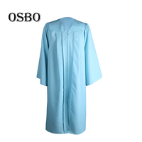 Robes de Chorale et de Remise de Diplôme Bleu Ciel en Polyester, Vente en Gros Directe Usine Chinoise