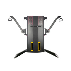 <span class=keywords><strong>Macchina</strong></span> Multifunzionale per Allenamento Spalle con Selezione del Carico a Perni Attrezzatura Fitness da Palestra con Doppio Cavo - Product Image 2