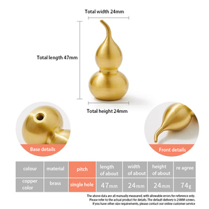Poignée de tiroir <span class=keywords><strong>en</strong></span> laiton doré, motifs papillon, pomme, libellule, feuille de ginkgo, symétrique, quincaillerie architecturale - Product Image 6