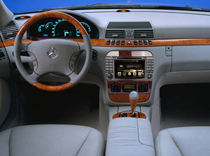 7インチ4G/64GタッチスクリーンワイヤレスカープレイカーラジオAndroidオートマルチメディアGPSナビゲーションベンツ<span class=keywords><strong>S</strong></span>クラス<span class=keywords><strong>W220</strong></span>用 (1998年-2005年) - Product Image 2