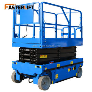 Lift Scissor Listrik Kecil 6-16m Faster Lift FL, Penggerak Hidrolik, Kapasitas 130KG, Tinggi Maksimum 20m - Product Image 5