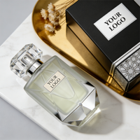 Parfum de luxe en marque propre, eau de parfum 100 ml, flacon en cristal, parfum unisexe longue durée, logo personnalisé, coffret cadeau