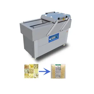 Deep double chamber vacuum package commercial grade automatic food vacuum sealer packing machine