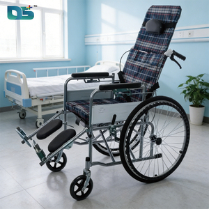 Silla de Ruedas Manual Ligera con Respaldo Alto para el Cuidado en el Hogar, para Personas Mayores con Discapacidad, Plegable, para Hospital - Product Image 3