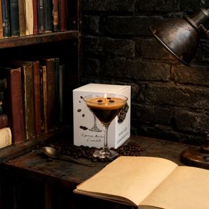 Bougie parfumée artisanale Oshine au café expresso martini, cire de soja naturelle, parfum d'ambiance pour la maison - Product Image 1