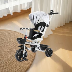 Bicicleta de <span class=keywords><strong>asiento</strong></span> <span class=keywords><strong>reclinable</strong></span> de 3 ruedas de bajo precio para bebés, niños, niños pequeños, <span class=keywords><strong>triciclo</strong></span> con <span class=keywords><strong>asiento</strong></span> giratorio, juguetes para montar, <span class=keywords><strong>triciclo</strong></span> para cochecito - Product Image 6