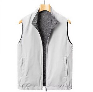 Wholesale customized double-sided casual men's coat camisole vest, dad vest, stand up collar vest, waterproof - Product Image 6