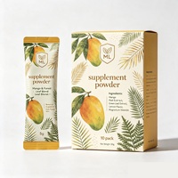 Sachet thermoscellable personnalisable en aluminium recyclable pour l'emballage de thé, matcha, protéines en poudre, sushi et lait