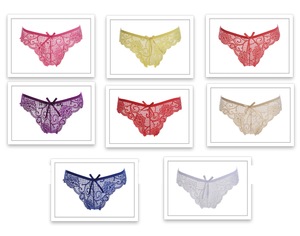 Милые кружевные женские прозрачные сексуальные трусики-стринги - Product Image 6