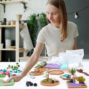 Kit de Jardin Zen Miniature Japonais, <span class=keywords><strong>Bac</strong></span> <span class=keywords><strong>à</strong></span> <span class=keywords><strong>Sable</strong></span>, Décorations, Mini Accessoires de Jardin Zen pour la Maison et le Bureau - Product Image 5