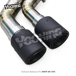 Scarico Valvetronic per <span class=keywords><strong>BMW</strong></span> M5/M6 G90/G99 LCI 4.4T silenziatore Catback titanio 2024-2025 con componente motore con valvola - Product Image 6