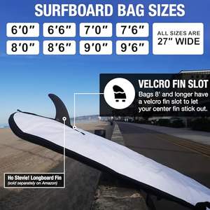 Muestra Gratuita de Bolsa para Tabla de Paddle OEM, Bolsa de Transporte Resistente para Tabla, Bolsa de Viaje de Gran Capacidad para Tabla de Paddle, Bolsa de Transporte Portátil para Tabla de Surf - Product Image 5