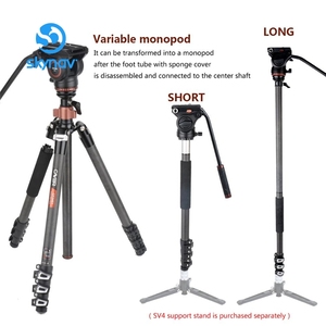 Trépied flexible professionnel de bonne qualité <span class=keywords><strong>Cayer</strong></span> CF2451H4 pour appareil photo reflex numérique - Product Image 3