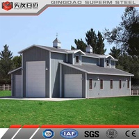 Maison préfabriquée Barndo Homes Structure en acier Kits de barndominium en acier Grange en métal