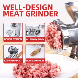 Manual Aluminum <b>Meat</b> <b>Grinder</b> & Sausage Maker with Non-Stick and Eco-Friendly Features Kitchen Tool for Home Use - Product Image 6