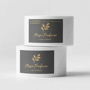 Customized Logo <b>Printing</b> Adhesive Waterproof Vinyl Roll Label Stickers for Candle and Product Bottle Labeling - Product Image 3