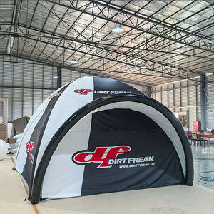 Tente gonflable longue en forme de <span class=keywords><strong>X</strong></span> pour le stationnement des voitures, publicité pour les salons professionnels en plein air, logo de marque personnalisé - Product Image 3